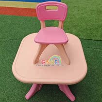 Childrens table and chair set baby table kindergarten homework table chair children plastic thickened study table