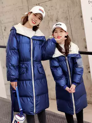 Parent-child cotton padded clothing 2021 new winter mother women foreign style cotton clothes loose Net Red fashion bread clothes tide