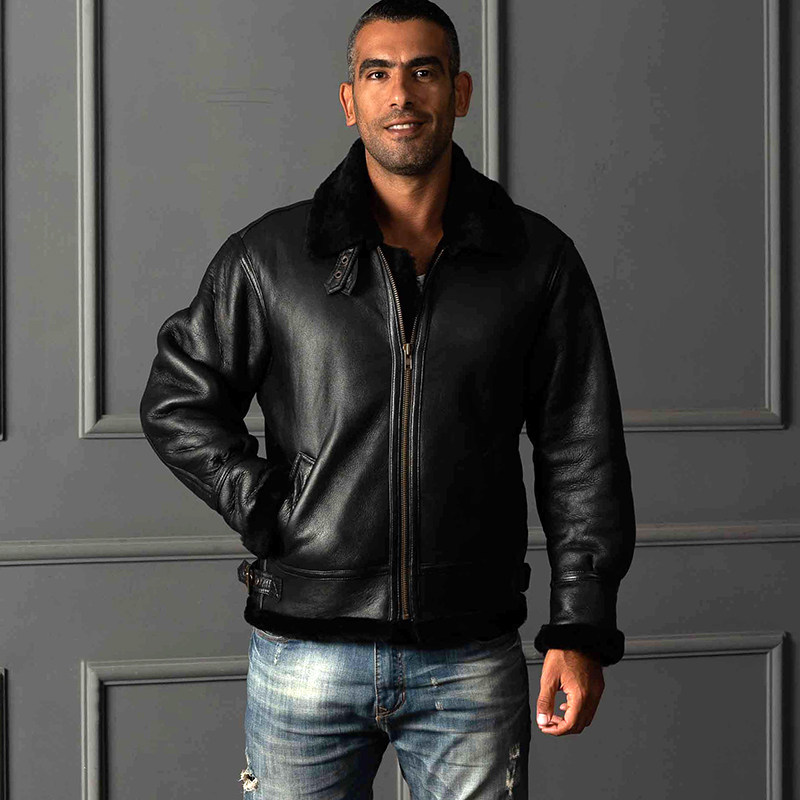 leather jacket for big guys
