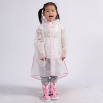 Childrens raincoat girls kindergarten baby raincoat 3-year-old child poncho kindergarten waterproof transparent boy raincoat