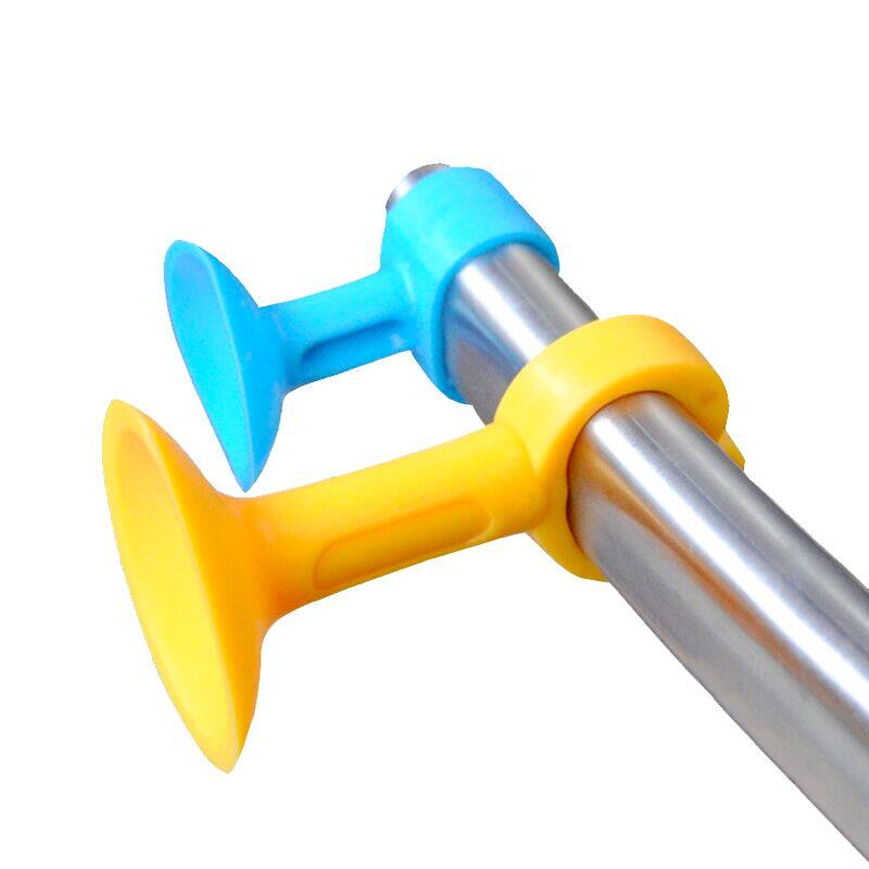 Silicone door stopper free punching anti-collision pad toilet buffer sticker rubber door touch toilet new door handle door stopper