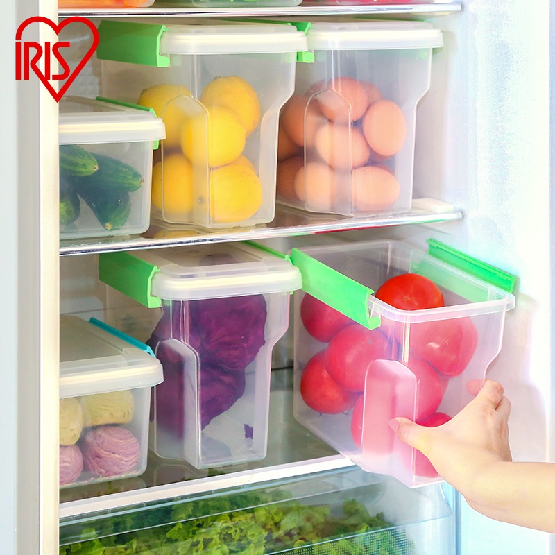 Japan Alice IRIS refrigerator sealed food preservation box refrigerated storage box rectangular fruit box