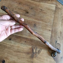 Antiques miscellaneous folk customs old objects folk miscellaneous goods Qing Dynasty and the Republic of China wooden lantern poles are well preserved and preserved.