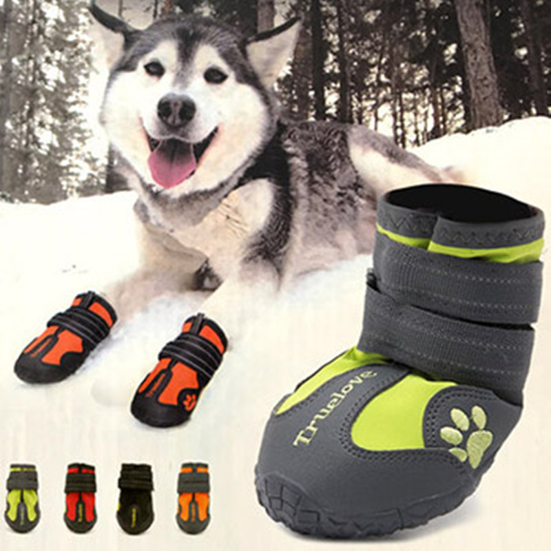 Large Dog Shoes Waterproof Shoes Samo Snownery Border Shepherd Dogs Golden Wow Shoes Alaska Shoes Large Canine Dog Shoes