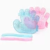 Pet tắm bàn chải massage bàn chải Teddy Bomei cọ cọ mèo và chó tắm tinh thể bàn chải chó năm ngón tay cọ dầu gội - Cat / Dog Beauty & Cleaning Supplies
