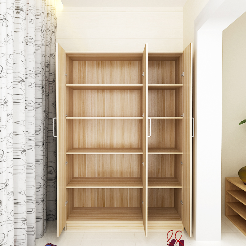 Simple modern balcony cabinet Custom locker Large capacity wardrobe with door sundries Shoe cabinet Balcony combination cabinet