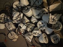 Big brand analog dome camera surveillance camera second-hand wire trimming package bright image normal old probe