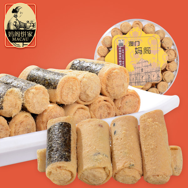 妈阁饼家 手工鸡蛋卷260g 2种口味可选 优惠券折后￥19.9包邮（￥39.9-20）