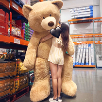 Настоящий Открытый Городской Гость Costco Big Bear Oversize Teddy Bear Male Plush Toy Mush Гигантская Кукла-