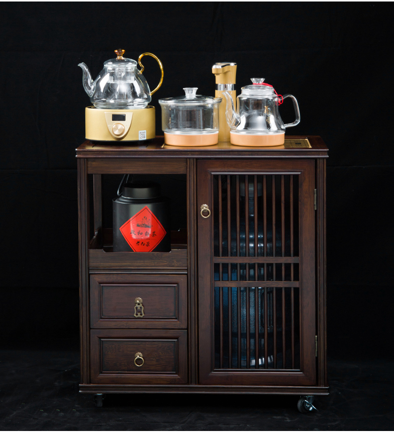Hong bo acura retro walnut tea edge ark, household kung fu tea tea tea water tanks of tea machine zero
