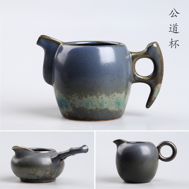 Hong bo gourmet element TaoHaiYang billow ceramic teapot side round the pot of machetes pot pot of creative side to justice cup the teapot