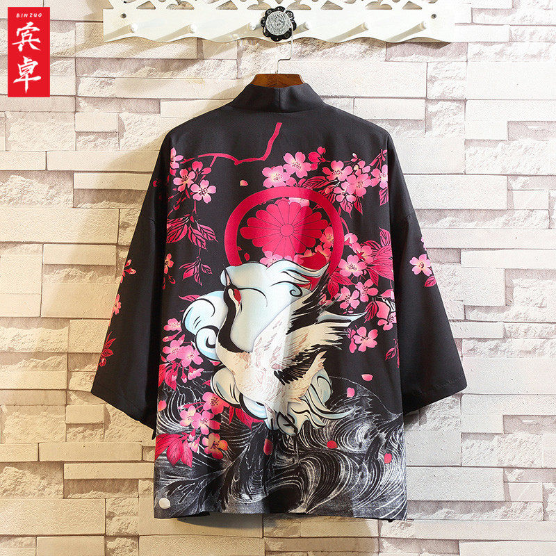 Summer men's coat Chinese style thin section Youth tide brand men's clothing retro style fairy Tang clothing improved Hanfu ancient clothing