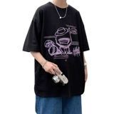 Летняя трендовая брендовая универсальная футболка, короткий рукав, коллекция 2021, свободный крой