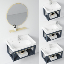 Simple washbasin Wall-mounted washbasin Small household small household bathroom Ceramic washbasin washbasin one