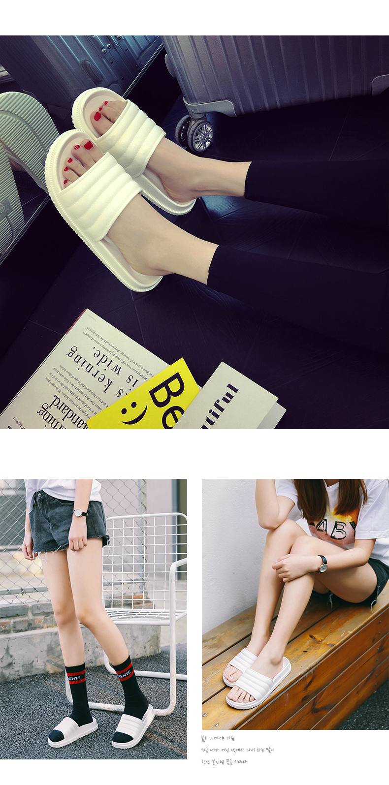 Dép mùa hè và dép của phụ nữ phòng tắm non-slip dày có đế nhà vài dép nhựa ngoài trời dép đi trong nhà của nam giới xu hướng