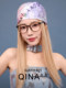 QINA Qina Zhao Lusi's same style new plain black frame trendy frame female myopia glasses male QJ5131