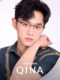 Qina glasses frame 2025 new myopia mirror eyebrow frame men's lightweight titanium half-frame business mirror square QA7021