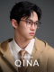 QINA's 2025 new optical plain black frame men's and women's short-sighted prescription spectacle lenses QJ5178