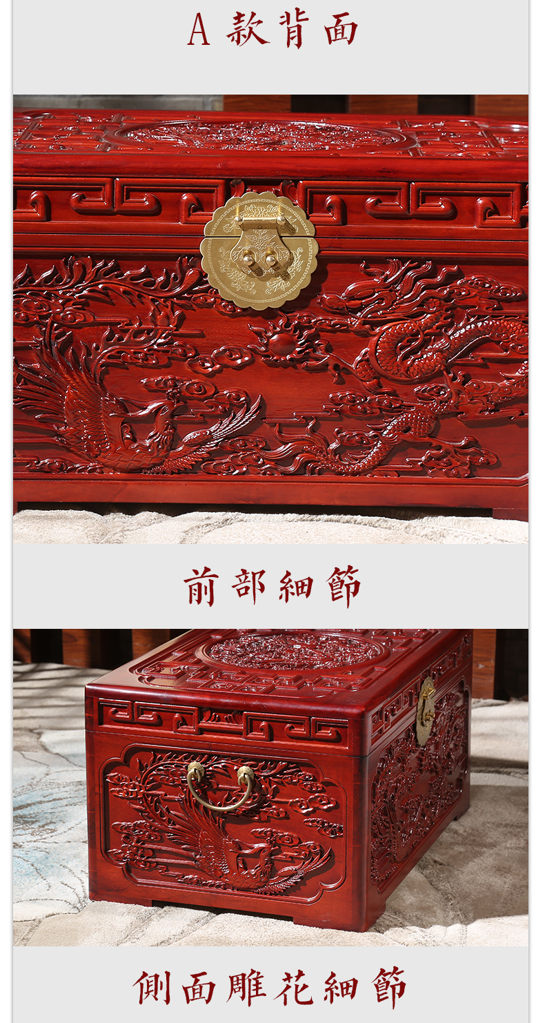 Wedding gỗ long não hộp gỗ sồi đầy đủ hộp quà cưới đám cưới hộp gỗ rắn gỗ nhà tranh lưu trữ bộ sưu tập hộp tùy chỉnh - Cái hộp hộp đựng đồ trang điểm bằng gỗ