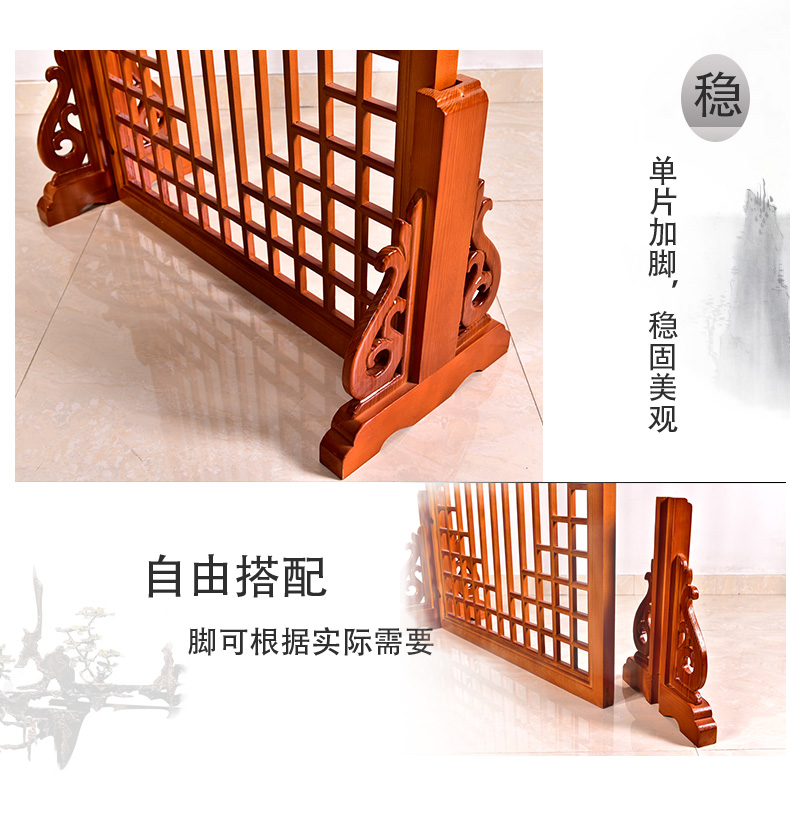 Tanglu mới phân vùng màn hình Trung Quốc đơn giản hiện đại văn phòng khách sạn trang trí hiên nhà gỗ màn hình phân vùng phòng khách - Màn hình / Cửa sổ bình phong vải
