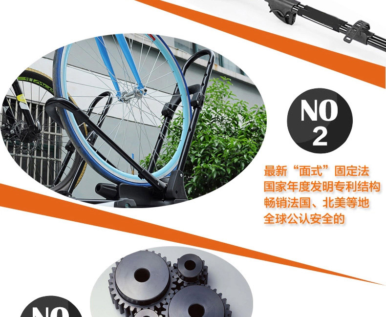 Xe đạp khung xe đạp khung thép không gỉ Xe đạp khung xe SUV phổ thông xe đạp leo núi chính hãng - Roof Rack thanh ngang giá nóc