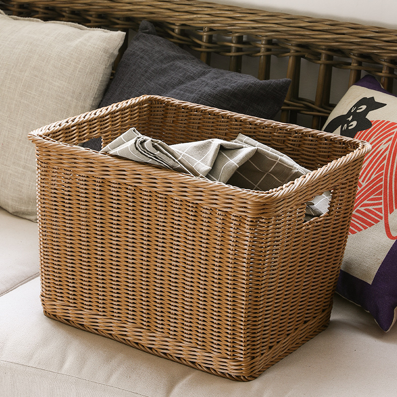 Clothing Dirty Laundry Basket Domestic Cloakroom Dirty Laundry Laundry Basket containing hamper Plastic choreography Living room Debris Basket-Taobao