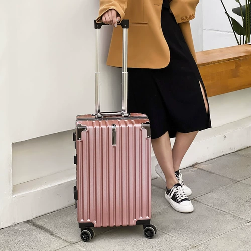 Вместительный и большой универсальный чемодан на колесиках, увеличенная толщина
