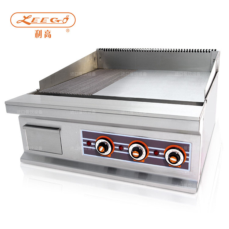 Yu Fubao Ligao LEEGO Electric pickpocketing stove frying steak machine LG-24KN (1 3 pit pickpockets and 2 3 flat pickpockets)