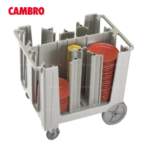 American CAMBRO Kanbao ADCS dish cart adjustable large capacity wheeled hotel tableware storage cart