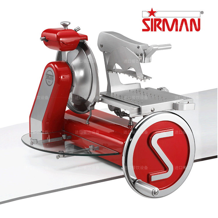 Italian Schuvan SIRMAN ANNIVERSARIO 300 hand vertical luxury slicer (red)