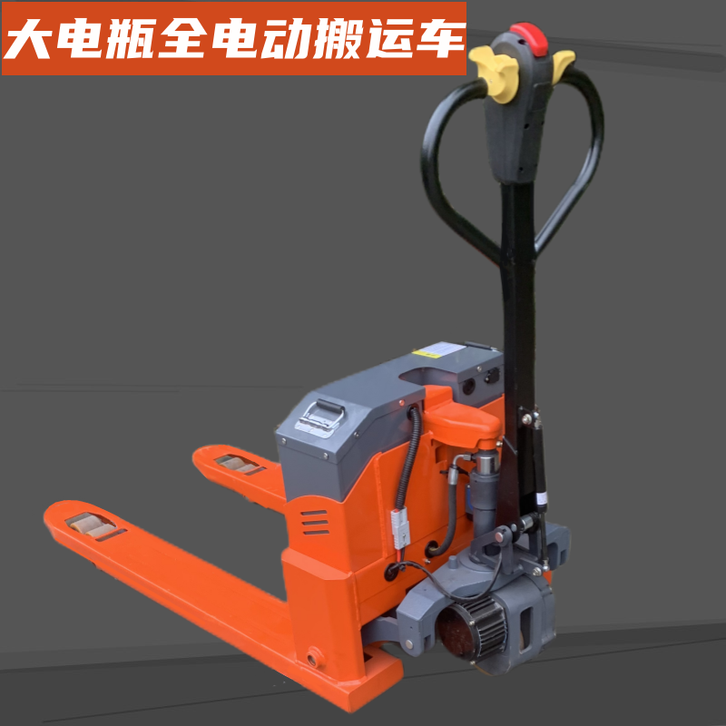 All-electric pallet truck off-road fully automatic hydraulic forklift ground cow battery truck factory 3 tons ultra-low fork