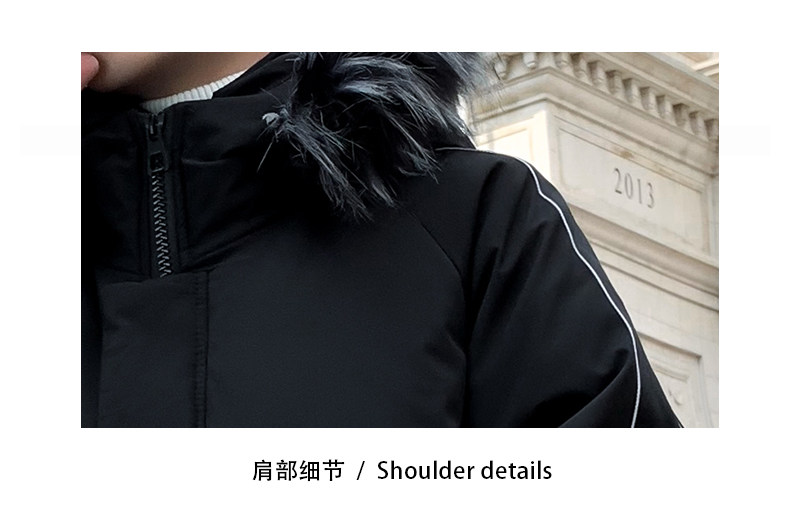 男士棉衣冬季20年新款羽绒棉服韩版棉袄中长款冬装加绒加厚外套详情15