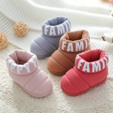 Зимние детские утепленные удерживающие тепло высокие тапочки подходит для мужчин и женщин для девочек для раннего возраста