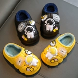 Детские зимние тапочки для мальчиков, водонепроницаемая флисовая удерживающая тепло детская детская сумка, семейный стиль