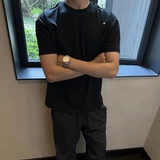 Трендовая черная футболка с коротким рукавом, с вышивкой, в американском стиле