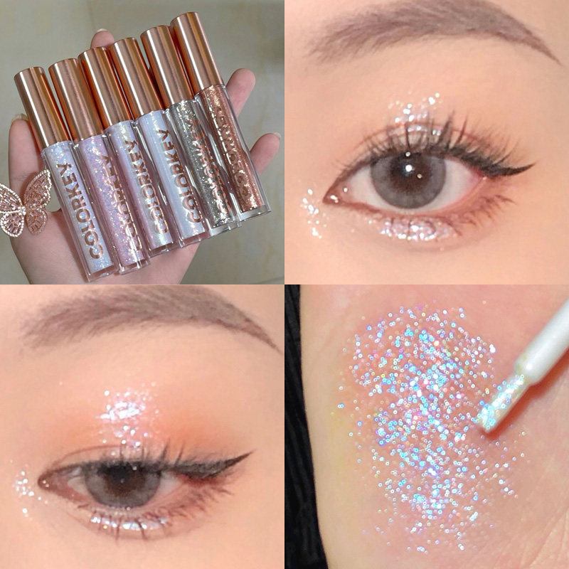 COLORKEY Kolaqi Liquid Eye Shadow Lying Silkworm Brightens Big Flash Polarized Diamond Shining Makeup Brightening Liquid Parity