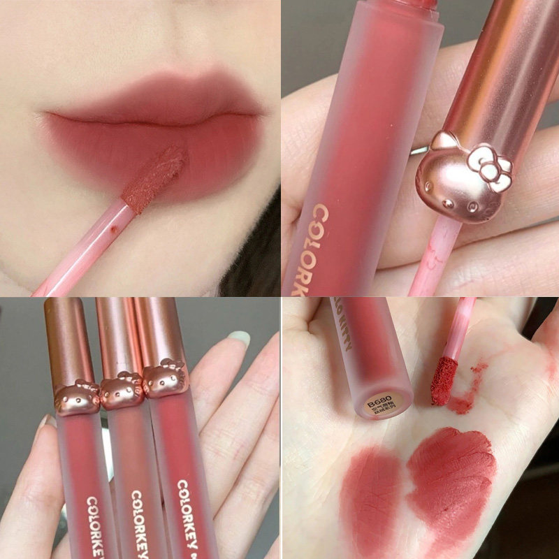 colorkey Kolaqi air lip glaze velvet matte matte lipstick lip gloss lasting white and affordable students