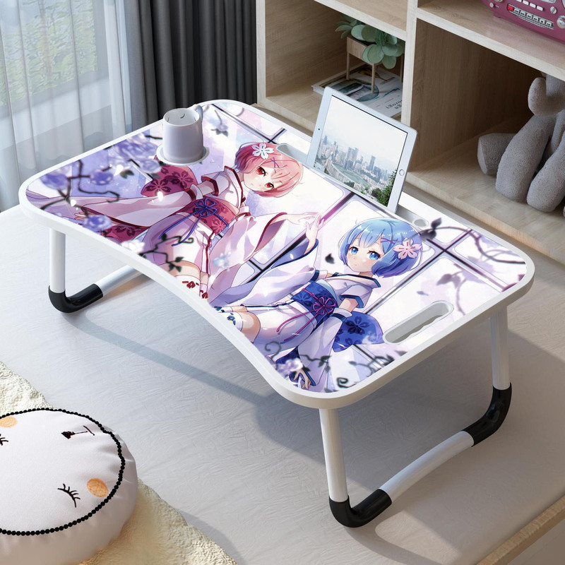 Folding Multifunctional Cartoon-Themed Simple Dormitory Student Study Laptop Table