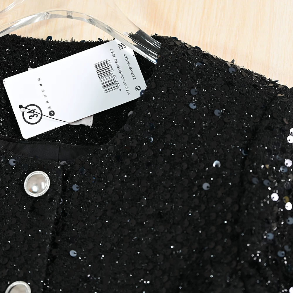 Осенняя куртка с круглым воротом, Германия, стиль Chanel, облегающий крой