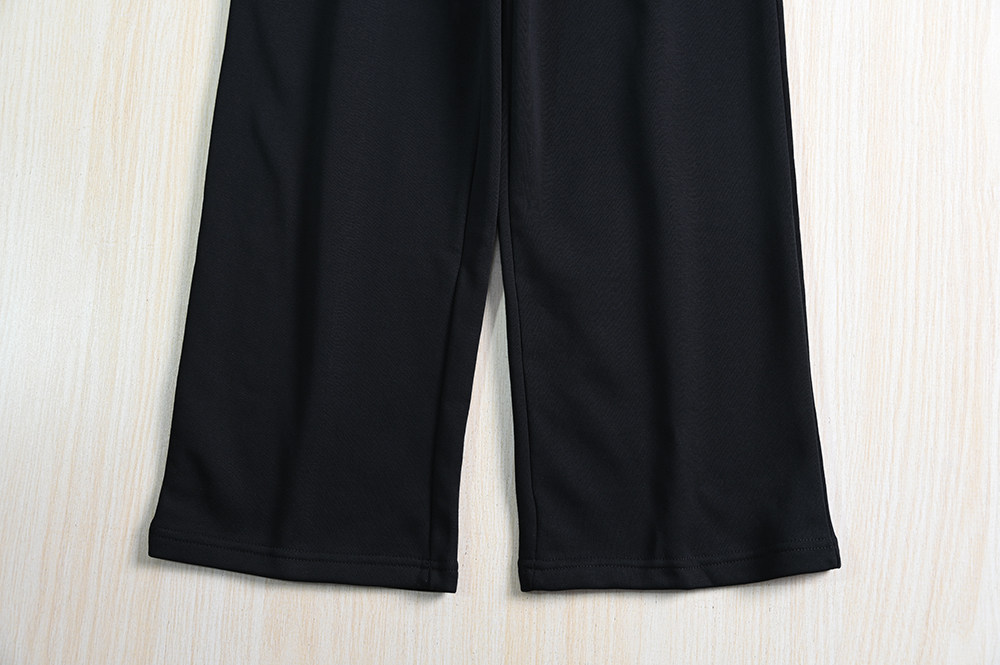 Спортивная толстовка для отдыха, штаны, высокая талия, свободный прямой крой для девушки 