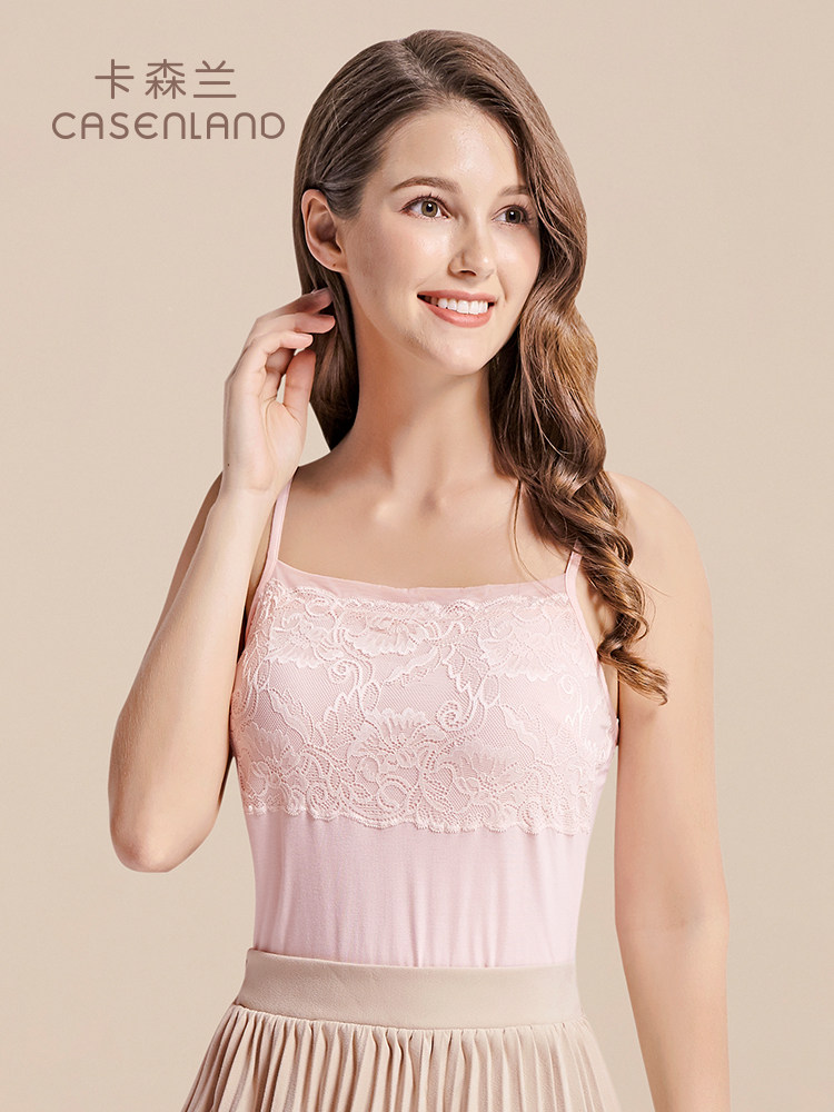 Carsenlan camisole women's bottoming lace lace all-match sexy summer model modal solid color inner top