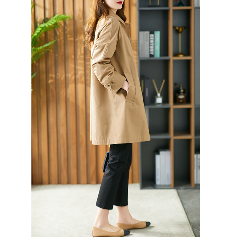 Original Shaped Card Its Color Windsuit Woman Medium Long Version Loose Infini Style Subcollage 2022 Spring new coat jacket