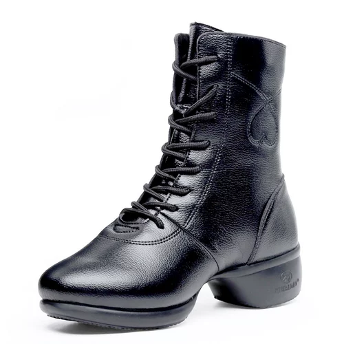 牛霸道 Ботинки, туфли, обувь, демисезонные танцующие сапоги, из натуральной кожи, мягкая подошва