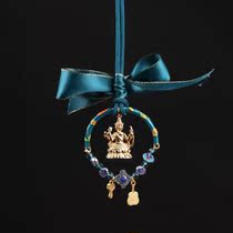 Wooden chaste Buddhist features Thai handicraft dragon Brain Suban Four Sides God Car Hang Pendant Car Pendant