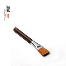 Shengyou tea tray brush ebony tea pen tea brush do not drop hair pot pen tea sweeping tea set brush tea ceremony spare parts