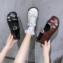 Melulu original Lolita shoes sweetheart round head students single shoes Lolita maid uniform jk small leather shoes women