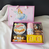 Full moon gift box Newborn pig baby Happy egg Happy candy Birth gift 100th birthday 10th birthday gift