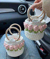 Фея белый розовый розовый фрукты зеленый [круглый дерево] большой материальный пакет