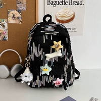 Черная сумка + звездная кость [усилитель плечевого ремня прямых продаж с фабрики]