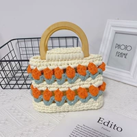 Рисовый белый сладкий оранжево -светло -серый [Смоловая практика] Материал пакет